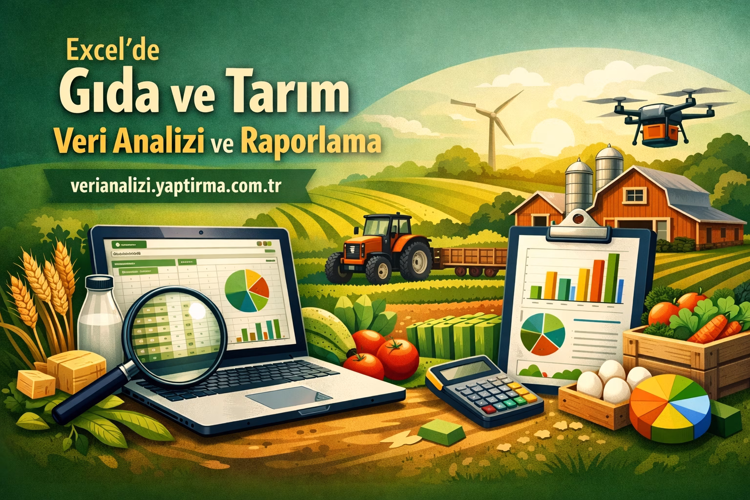 Excel'de Gıda ve Tarım Veri Analizi ve Raporlama