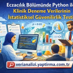 Eczacılık Bölümünde Python ile Klinik Deneme Verilerinin İstatistiksel Güvenilirlik Testi