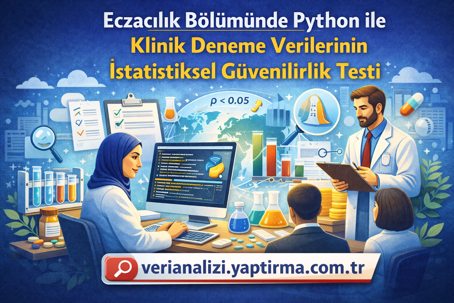 Read more about the article Eczacılık Bölümünde Python ile Klinik Deneme Verilerinin İstatistiksel Güvenilirlik Testi