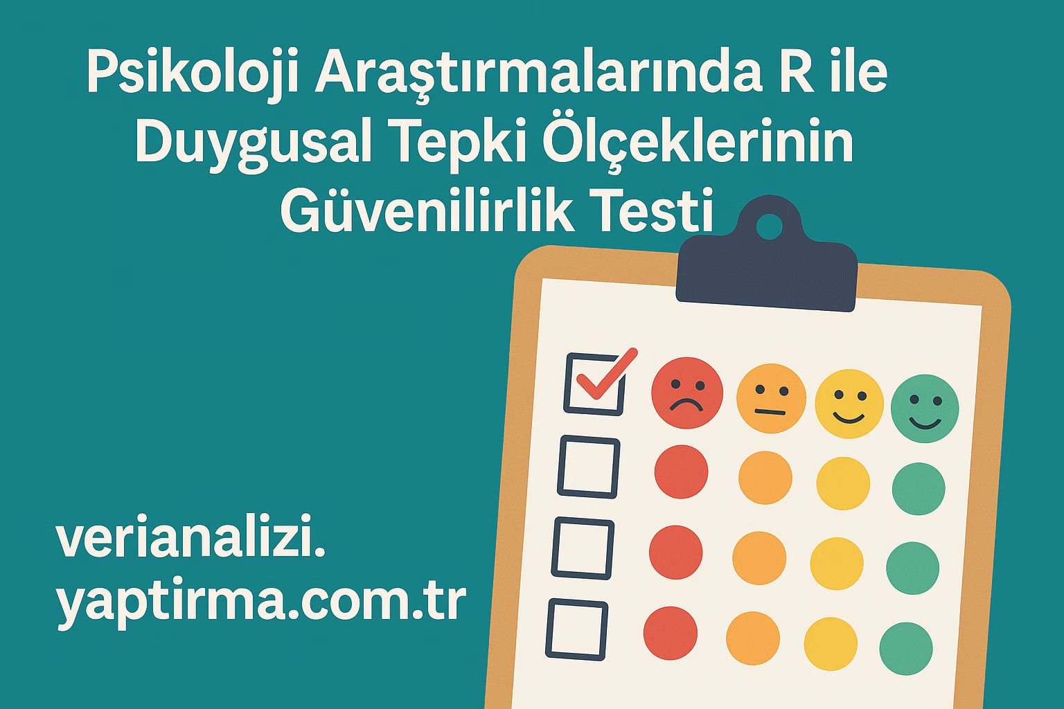 Read more about the article Psikoloji Araştırmalarında R ile Duygusal Tepki Ölçeklerinin Güvenilirlik Testi