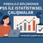 Psikoloji Bölümünde SPSS ile İstatistiksel Çalışmalar