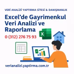 Excel’de Gayrimenkul Veri Analizi ve Raporlama