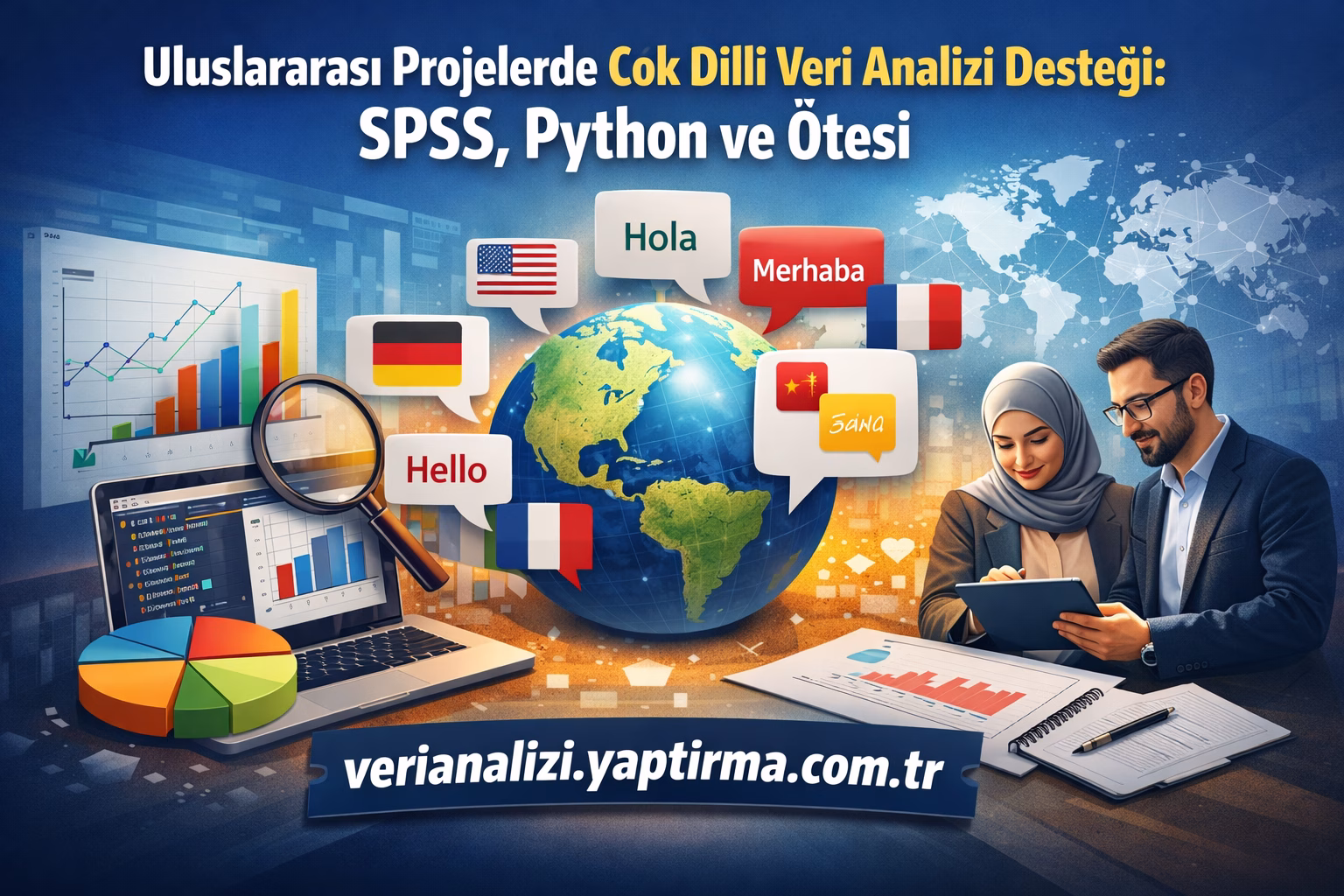 Read more about the article Uluslararası Projelerde Çok Dilli Veri Analizi Desteği: SPSS, Python ve Ötesi
