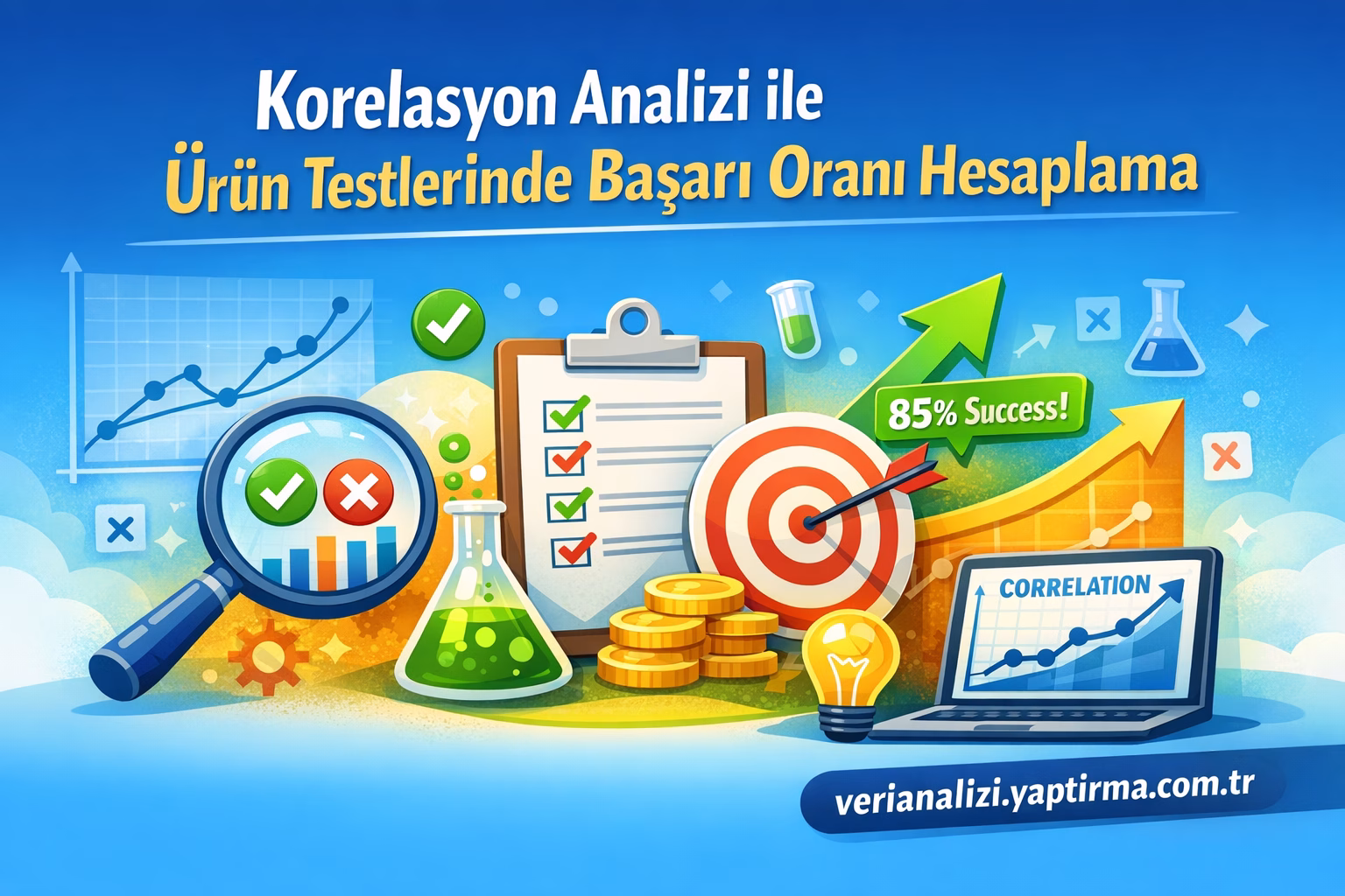 Read more about the article Korelasyon Analizi ile Ürün Testlerinde Başarı Oranı Hesaplama