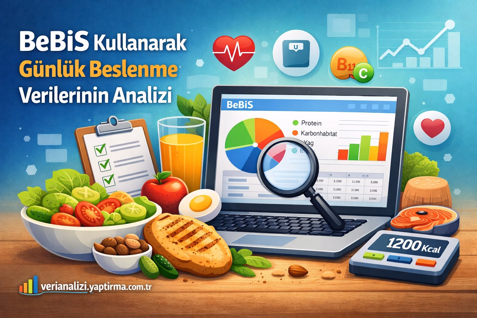 BeBiS Kullanarak Günlük Beslenme Verilerinin Analizi