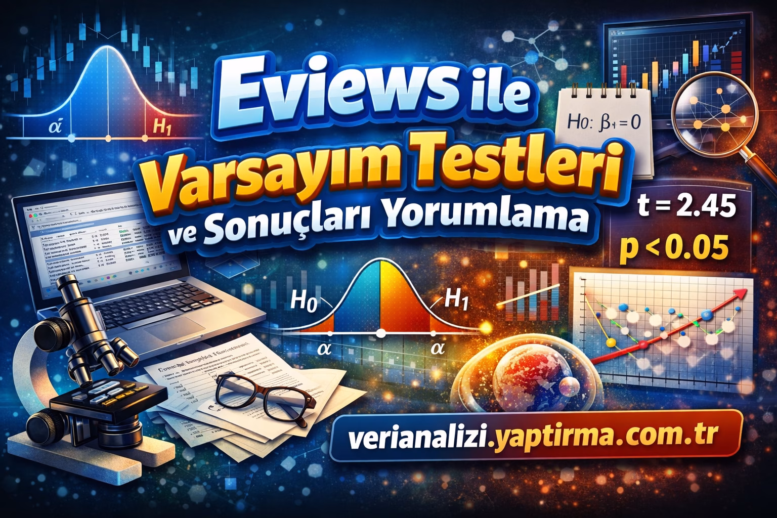 Eviews ile Varsayım Testleri ve Sonuçları Yorumlama